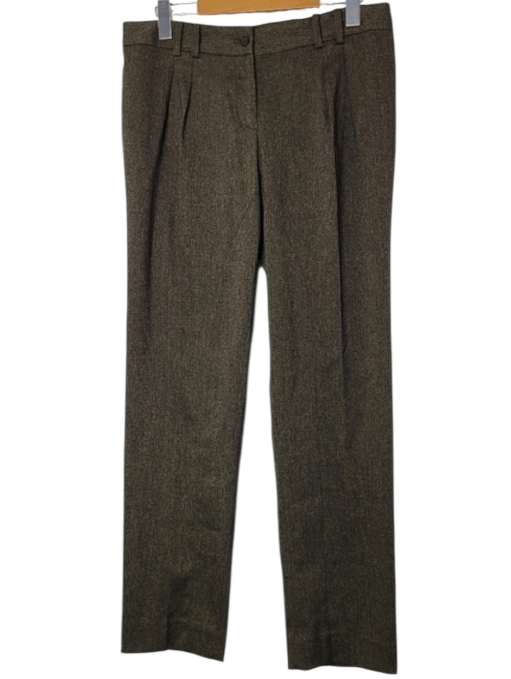Michael Michael Kors Bronze Straight Leg Pleated Pants Women’s Sz 6 Workwear